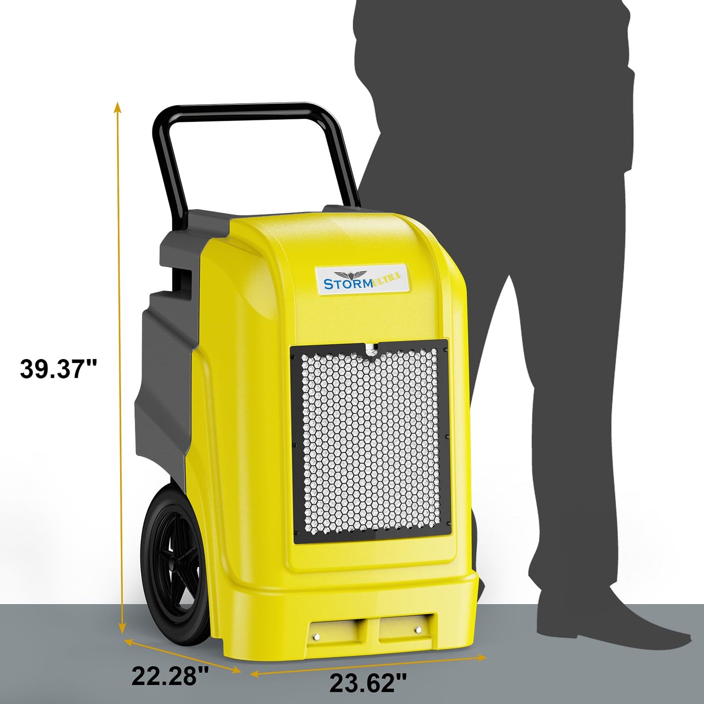 ALORAIR Commercial Dehumidifier with Pump Drain Hose, 190 Pints Smart WiFi Industrial Dehumidifiers Large Capacity for Basements, Garages, Mall & Job Sites, 6 Years Limited Warranty