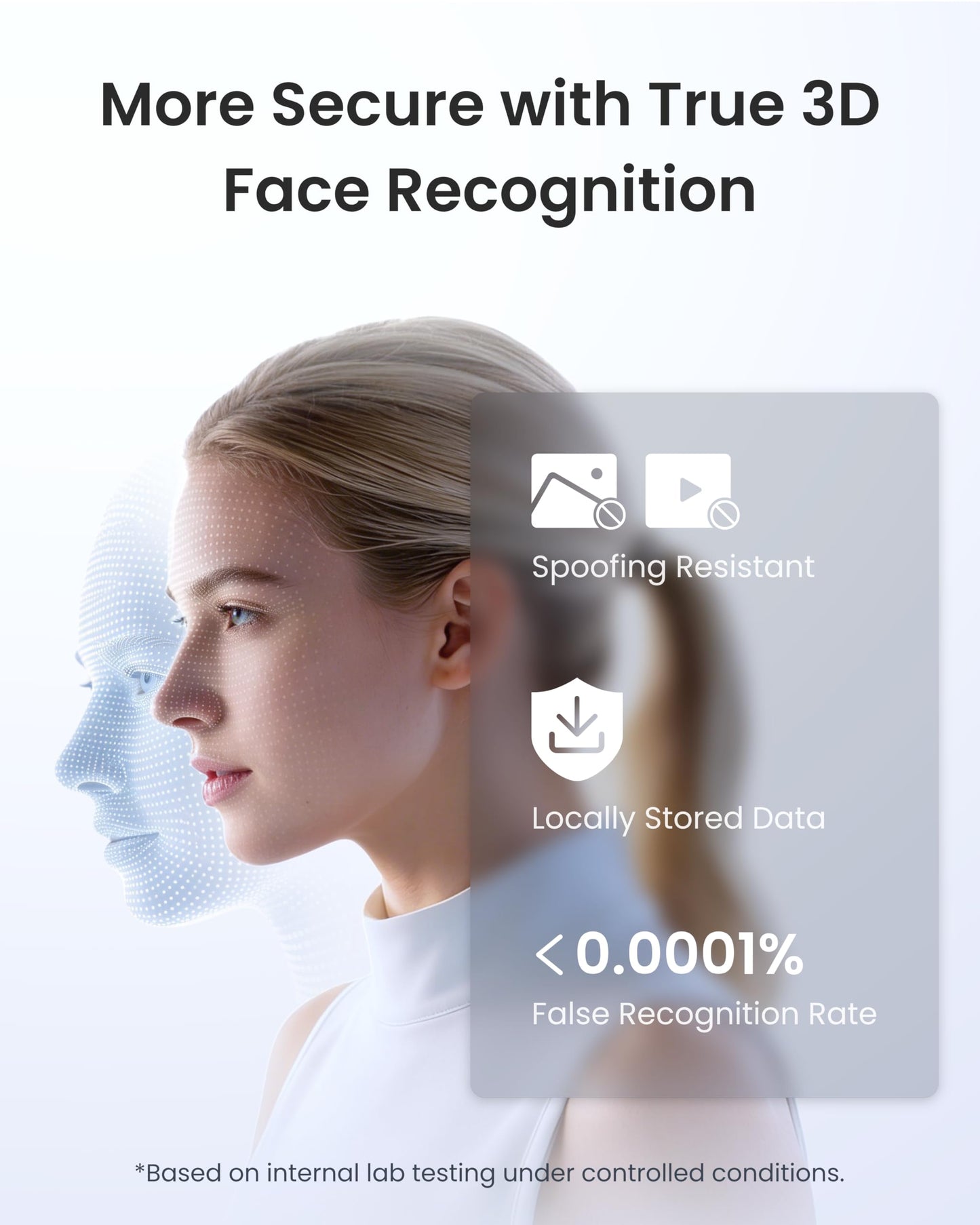 SwitchBot Lock Vision Pro Smart Lock, 3D Face Recognition + Palm Vein + Fingerprint, Keyless Entry Deadbolt for Front Door, 12-Month Battery, WiFi No Hub, Auto-Lock, Matter, Apple Home, Alexa, Google