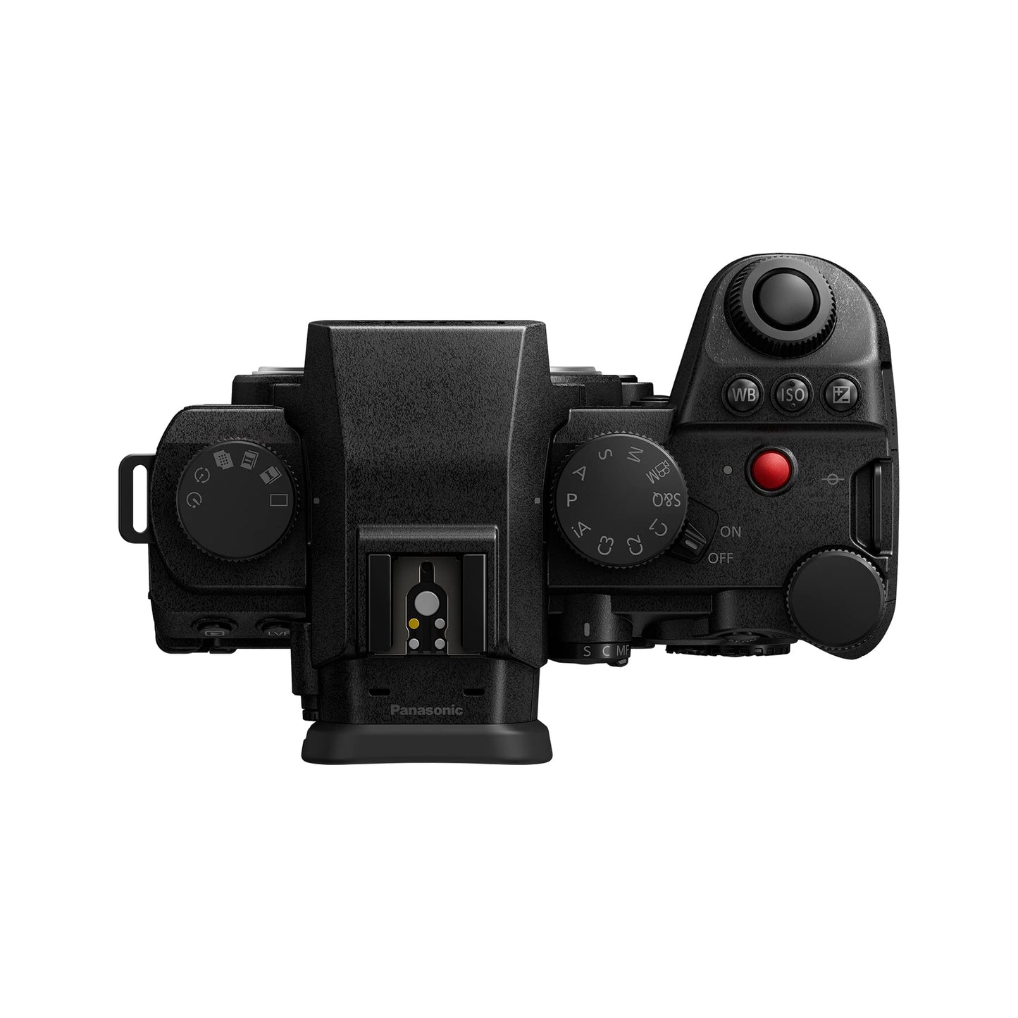 Panasonic LUMIX S5IIX Mirrorless Camera, 24.2MP Full Frame with Phase Hybrid AF, New Active I.S. Technology, 5.8K Pro-Res, RAW Over HDMI, IP Streaming - DC-S5M2XBODY Black