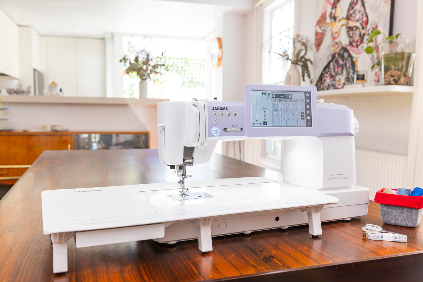 Janome Continental M6 Flatbed Quilting and Sewing Machine with Bonus Kit