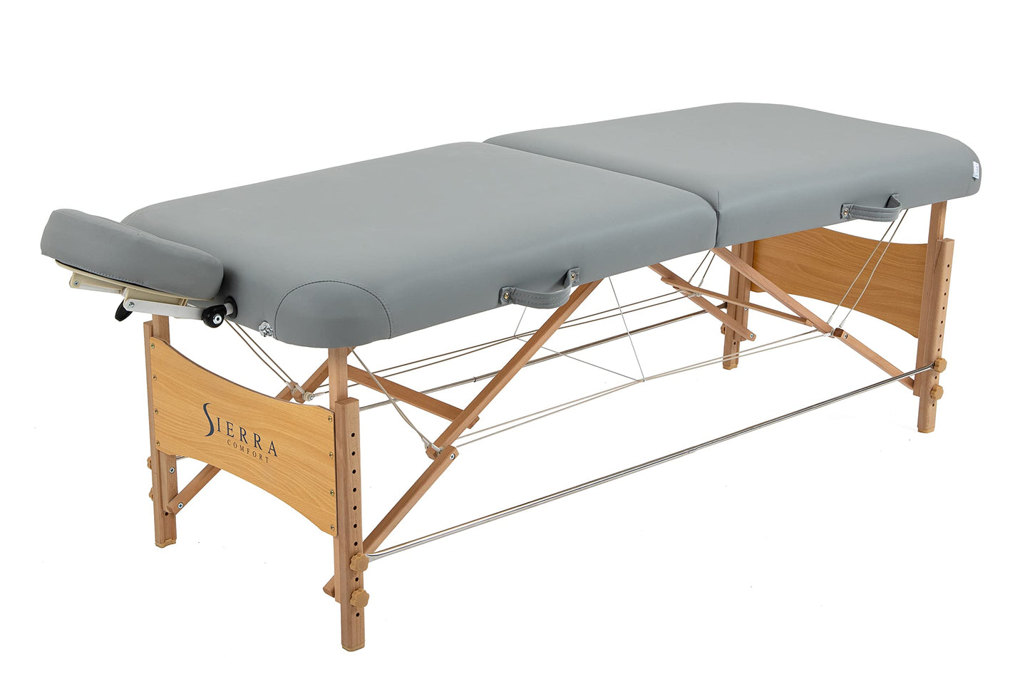 Sierra Comfort Premium Wide Portable Massage Table, SC-601 (Gray)