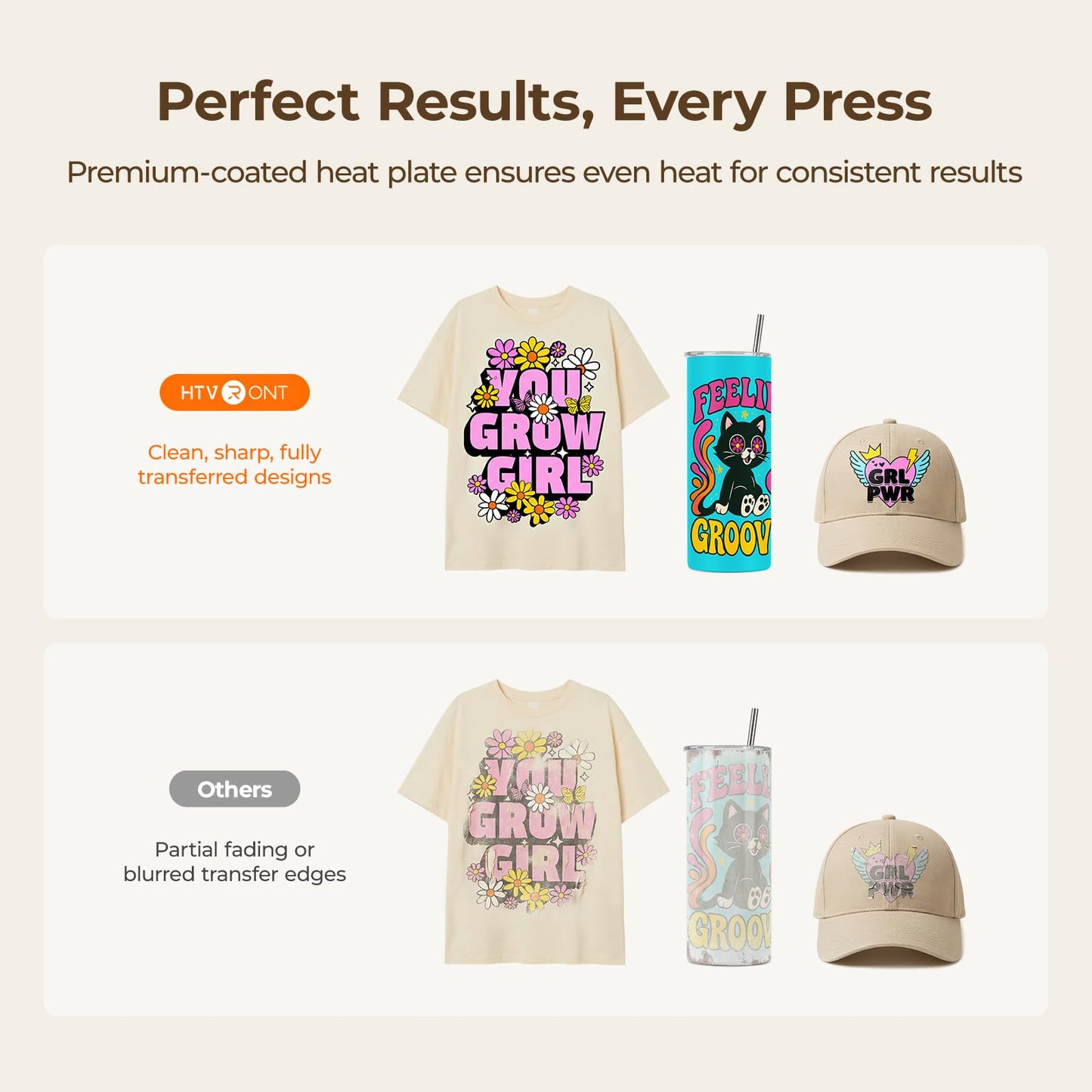 HTVRONT Auto Heat Press Machine - A100 3 in 1 Auto Heat Press 12X10 with Adjustable Pressure, Heats Up Fast & Evenly Sublimation Heat Press Machine for T Shirts, Mugs and Hats