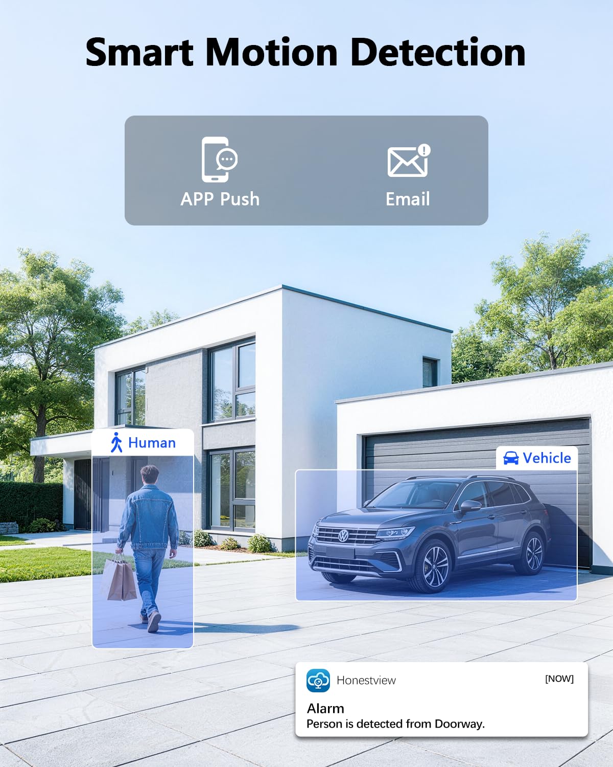 【90-Day Storage】 Outdoor Wired Security Camera System, Home Video Surveillance Systems, CCTV Cameras for Home, Surveillance DVR Kits