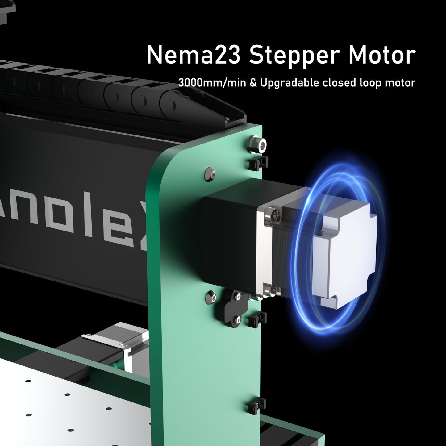 AnoleX CNC Router Machine 4030-Evo Ultra 2, All-Metal XYZ Axis Dual Steel Linear Guides & Ball Screws with 800W Trim Router for Metal Aluminum Brass Wood Acrylic PCB