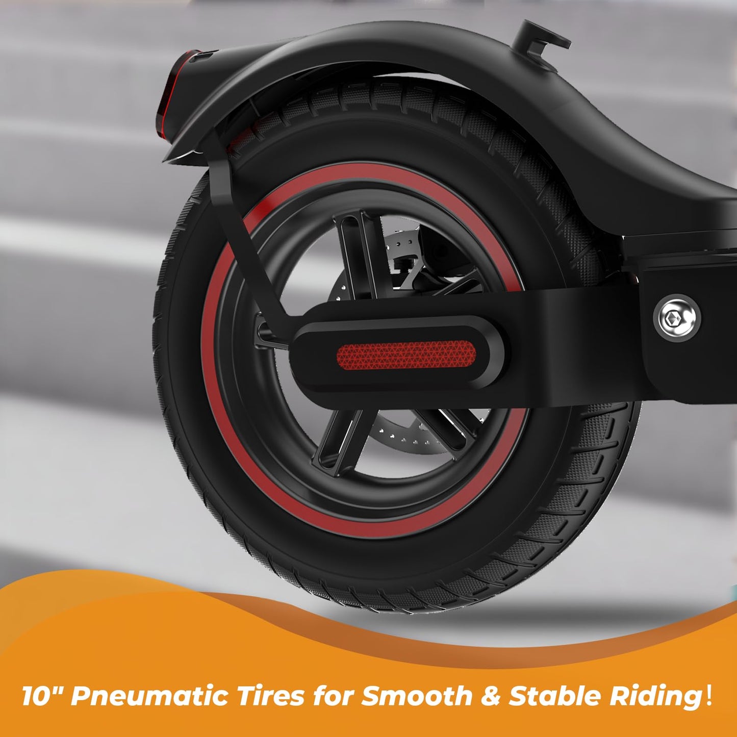 Fcgeoi Electric Scooter, 1000W/500W Powerful Motor, 28/21 Mile Range, 25/21/18 MPH Speed, 10" /8.5" Tire, Foldable Lightweight, App Control EScooter, Commuting Electric Scooter for Adults, Black Max