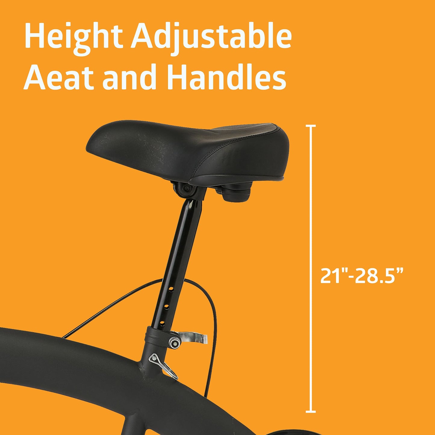 Medline Manual Seated Mobility Scooter Knee Walker, 8” Wheels, 300 lbs. Capacity, Black- for Leg & Foot Injuries, Crutch Alternative, 1 Ct.
