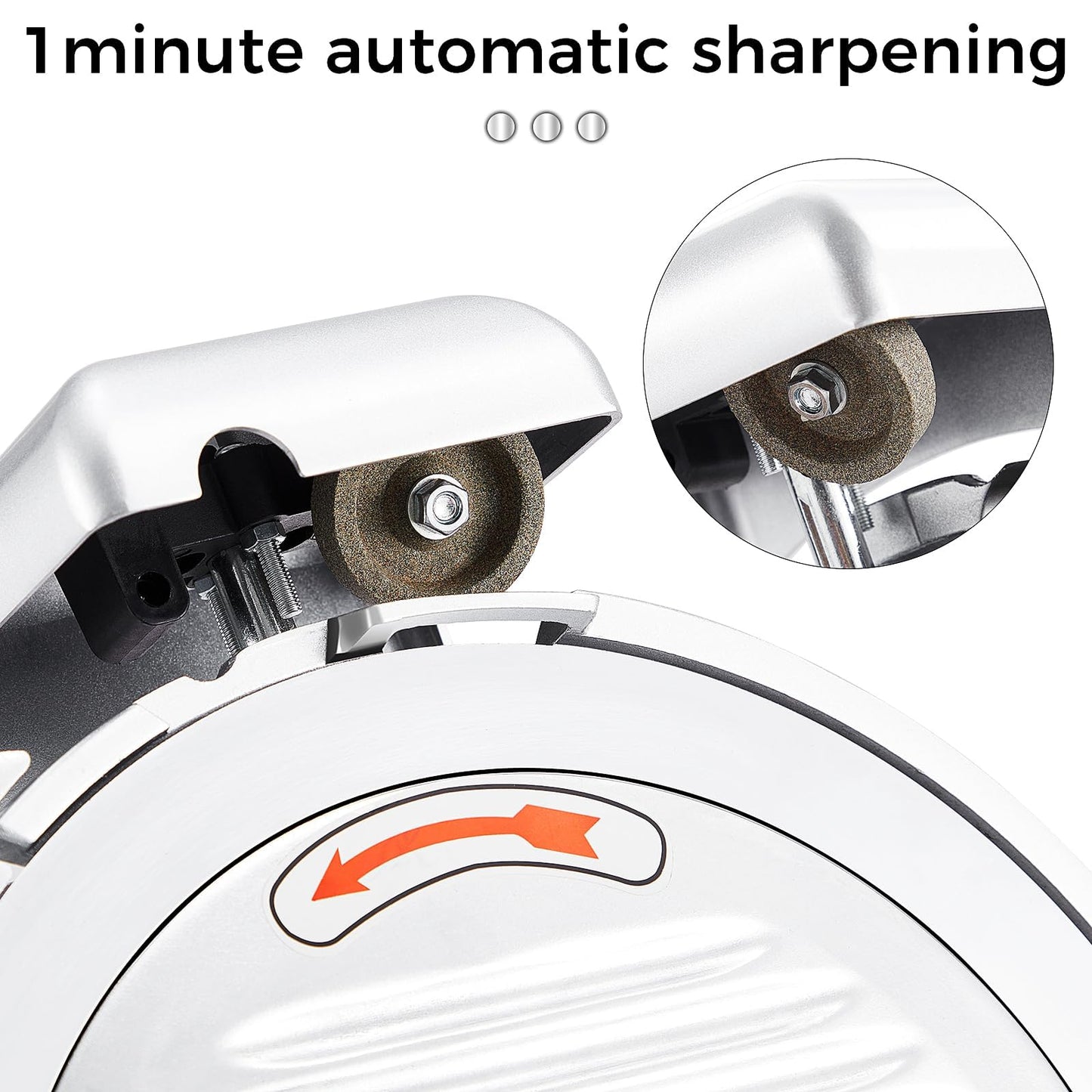 10" Electric Meat Slicer Machine for Home, 550W Automatic Deli Slicer, Adjustable 0-17mm Thickness, Stainless Steel Blade, Commercial Meat Cutter for Cheese, Bread & More