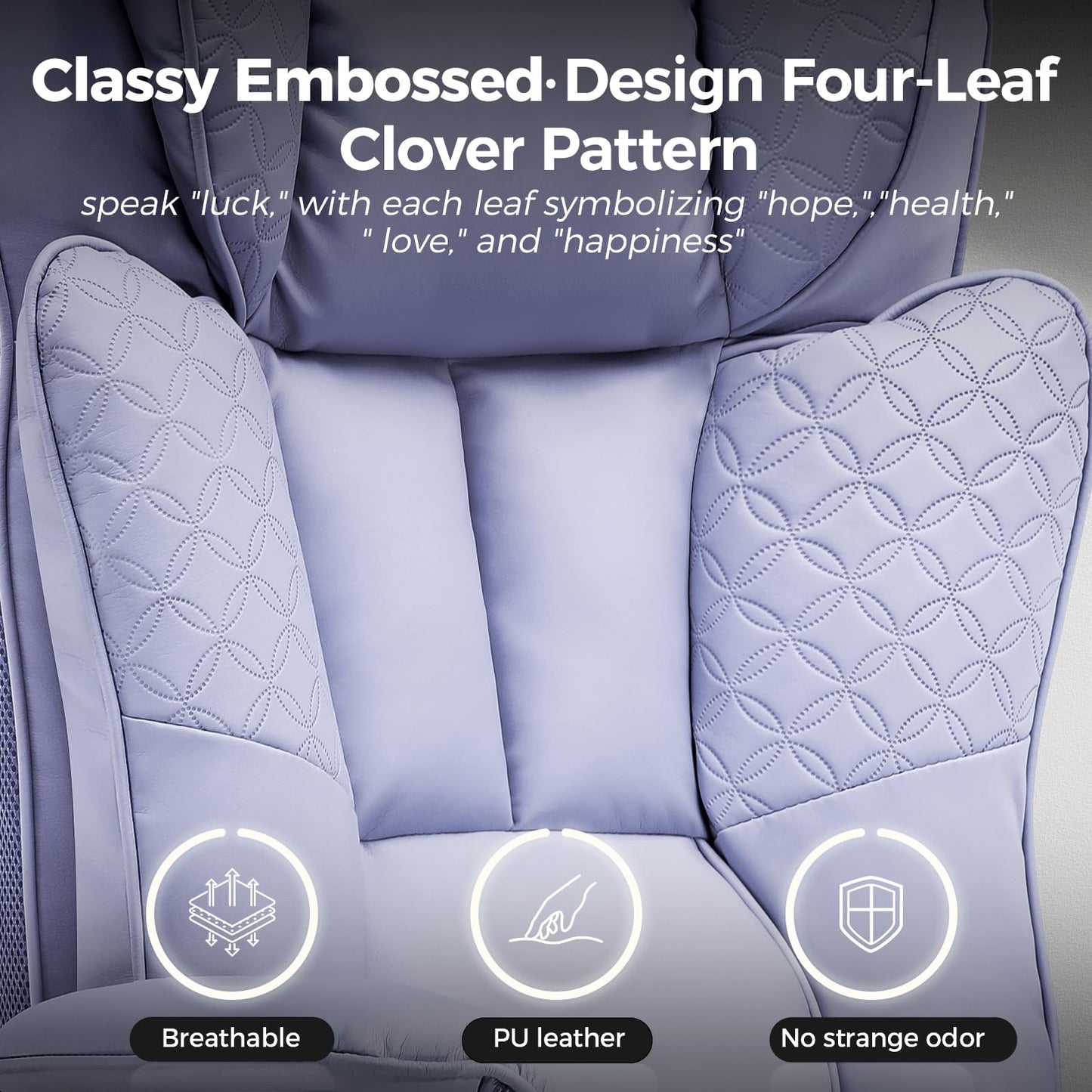GTPLAYER Big and Tall Office Chair, Wide Ergonomic Gaming Chair with Deluxe Embossing Designed Leather with Foot Rest,150°Reclining Adjustable Soft Armrests Pocket Spring Back Support and Pillow