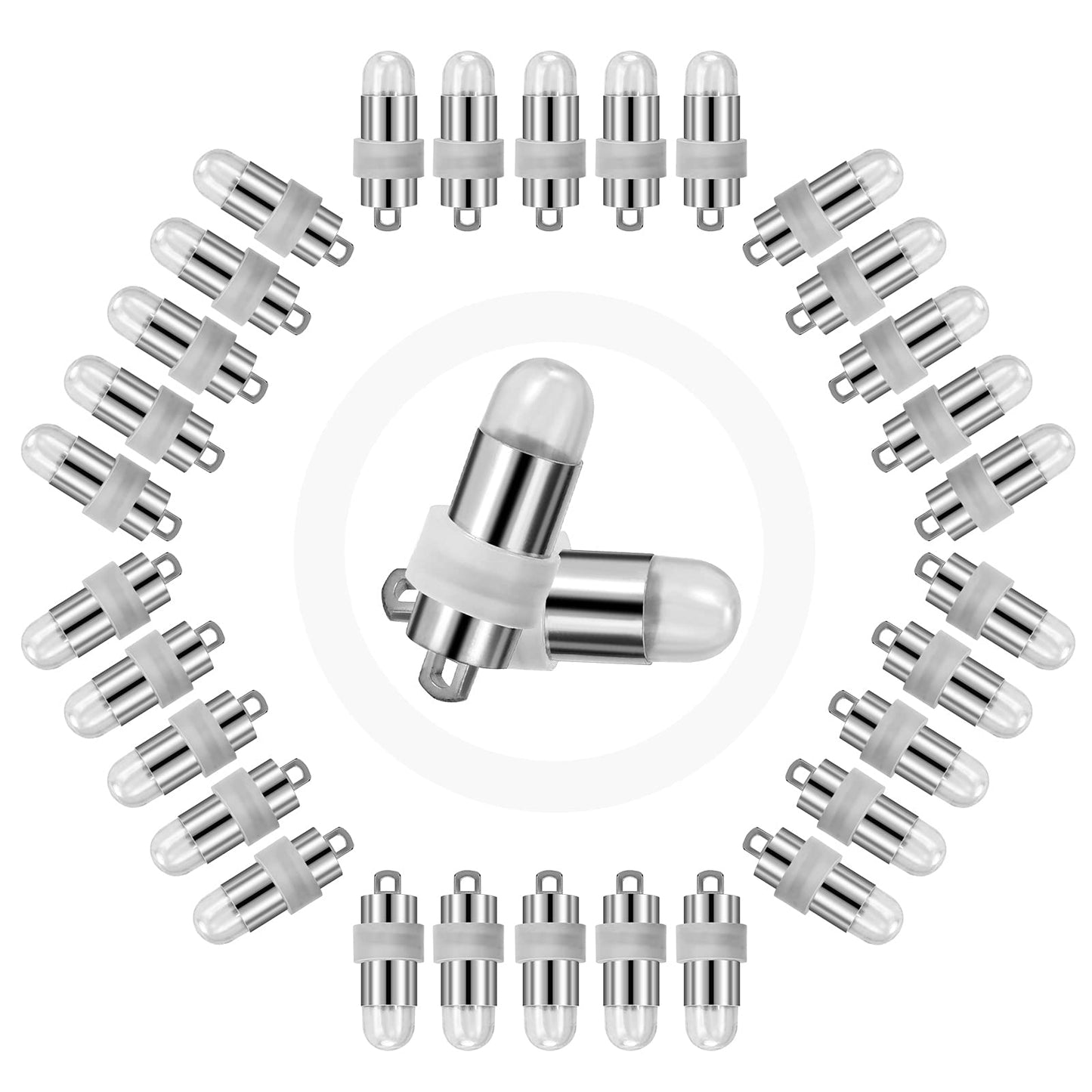 Yizhet 30-Pack LED Lights, Mini Battery Powered Party Lights, Multicolor, Model FSK—001