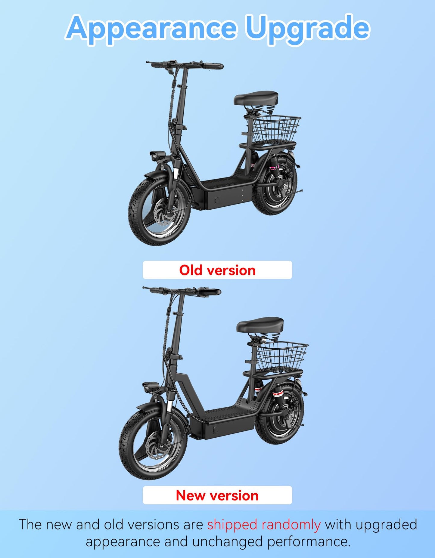 Electric Scooter for Adults, 1000W Peak Motor, 35 Miles of Range Scooter with Seat, 25 MPH Top Speed, 48V 13Ah Battery, Dual Suspension, Foldable E-Scooter with Rear Basket for Cargo, Commuting, 2PCS