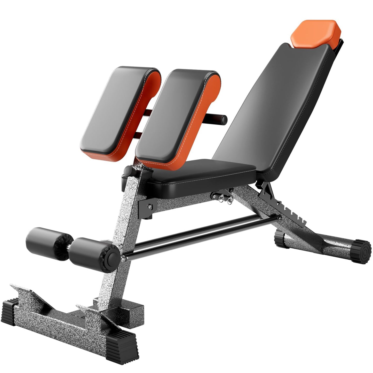 Streamnova Heavy Duty 890LBS Weight Bench – Multi-Functional FID Bench with Roman Chair & Hyper Back Extension, All-in-One Adjustable Ab Sit up Bench for Strength Training