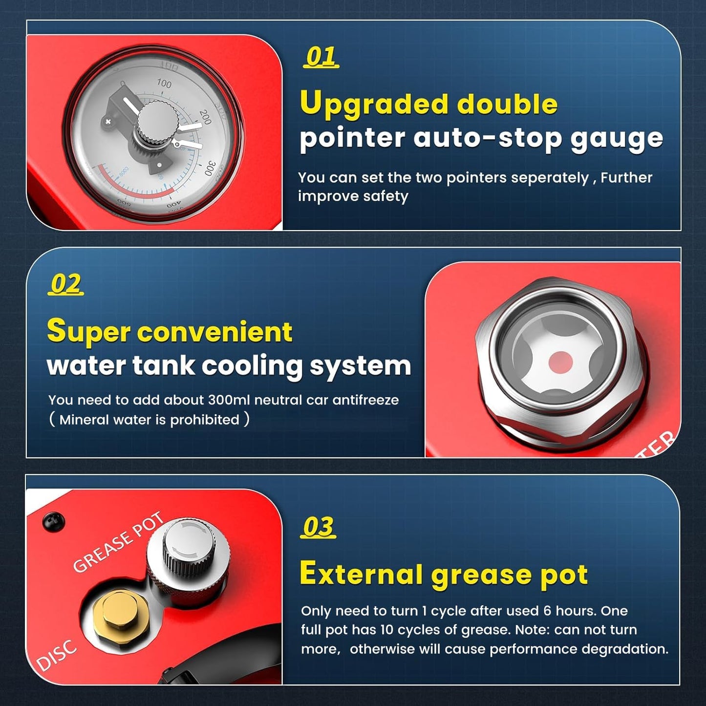 GX PUMP GX-E-CS4 Portable PCP Air Compressor, 350W Powerful Motor,Max 5800Psi/40Mpa, Water and Fan Cooling, 5 Hours Continous Work, 12V Auto Stop Paintball Air Compressor