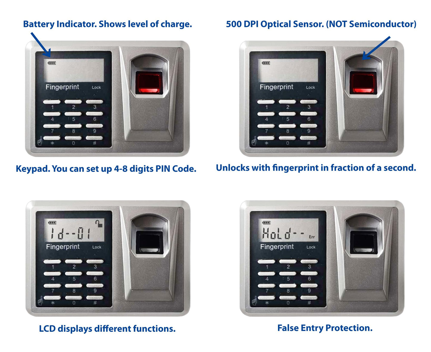 Viking Security Safe VS-52BLXW Heavy Duty Hidden in Wall Safe Biometric Fingerprint