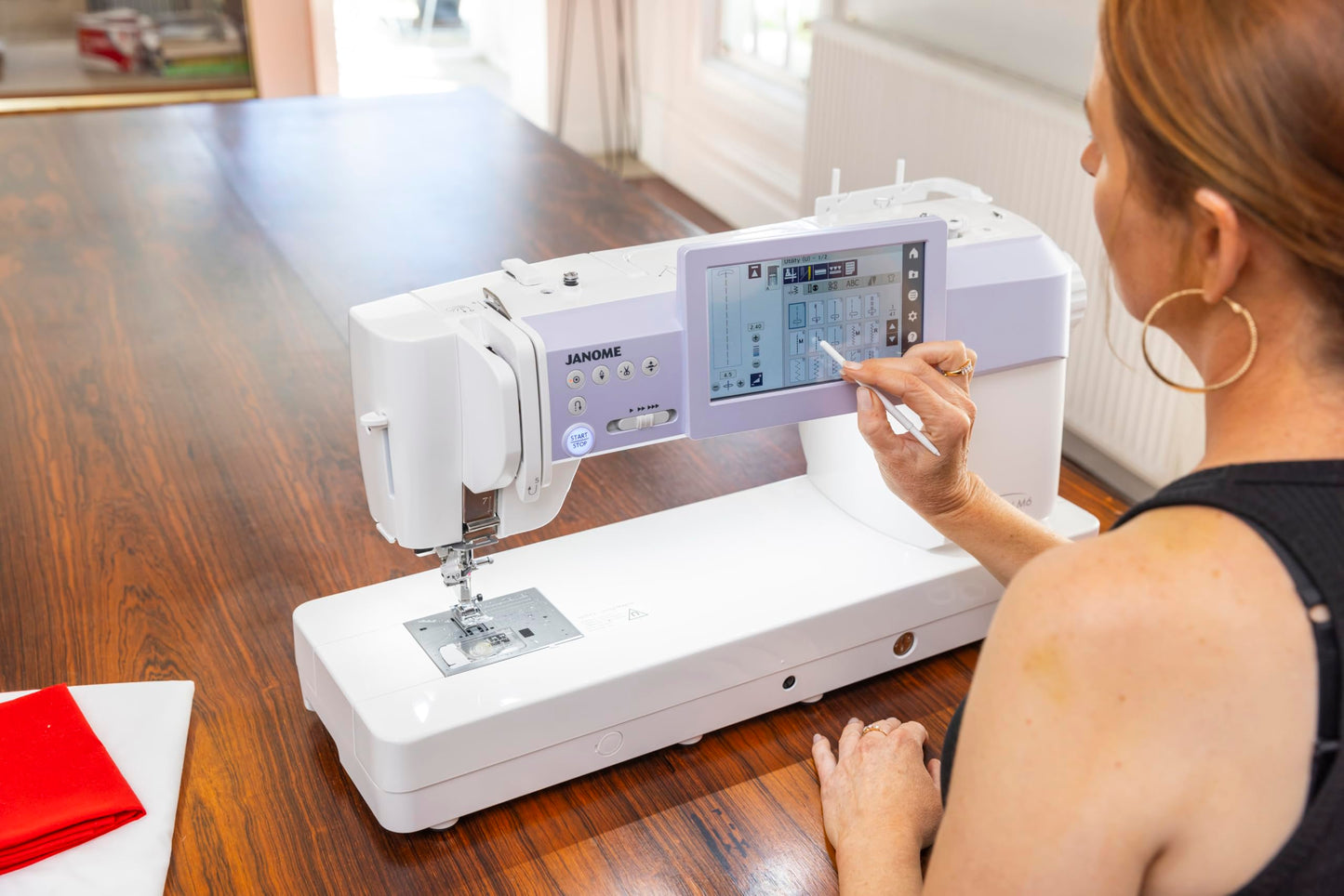 Janome Continental M6 Flatbed Quilting and Sewing Machine with Bonus Kit