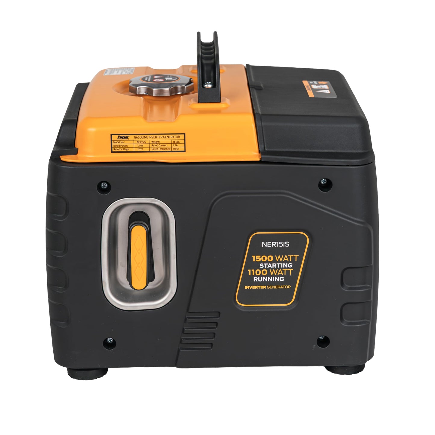 Pulsar 1500 Watt Portable Quiet Inverter Generator Gas Powered, Small Ultra Lightweight Quiet Generator for Camping, Tailgating, Home Backup