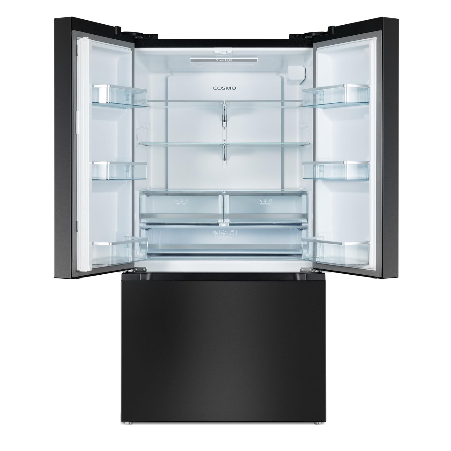 36 in. Vista Collection 27.4 cu. ft. French Door Refrigerator, Matte Black