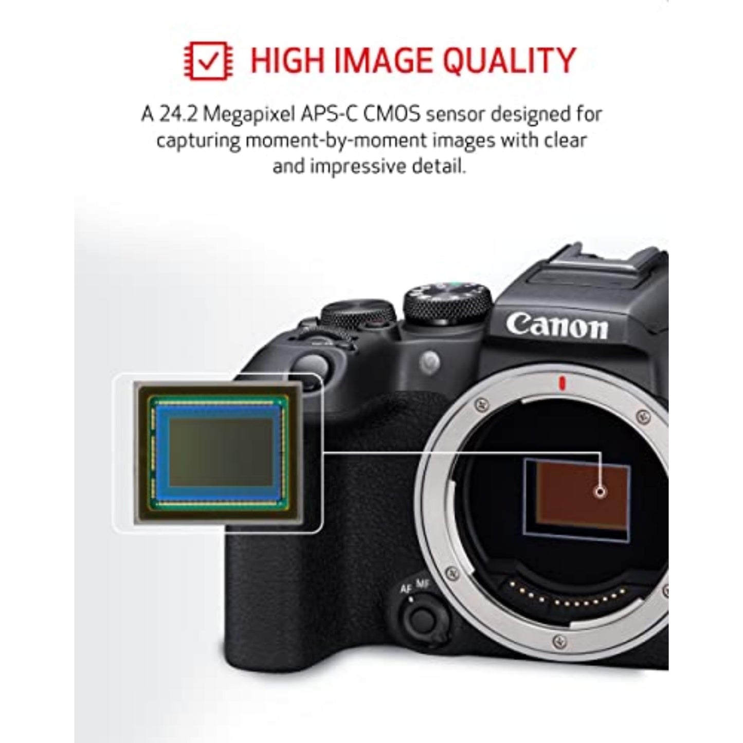 Canon EOS R10 Mirrorless Camera with RF-S 18-45mm Lens Kit