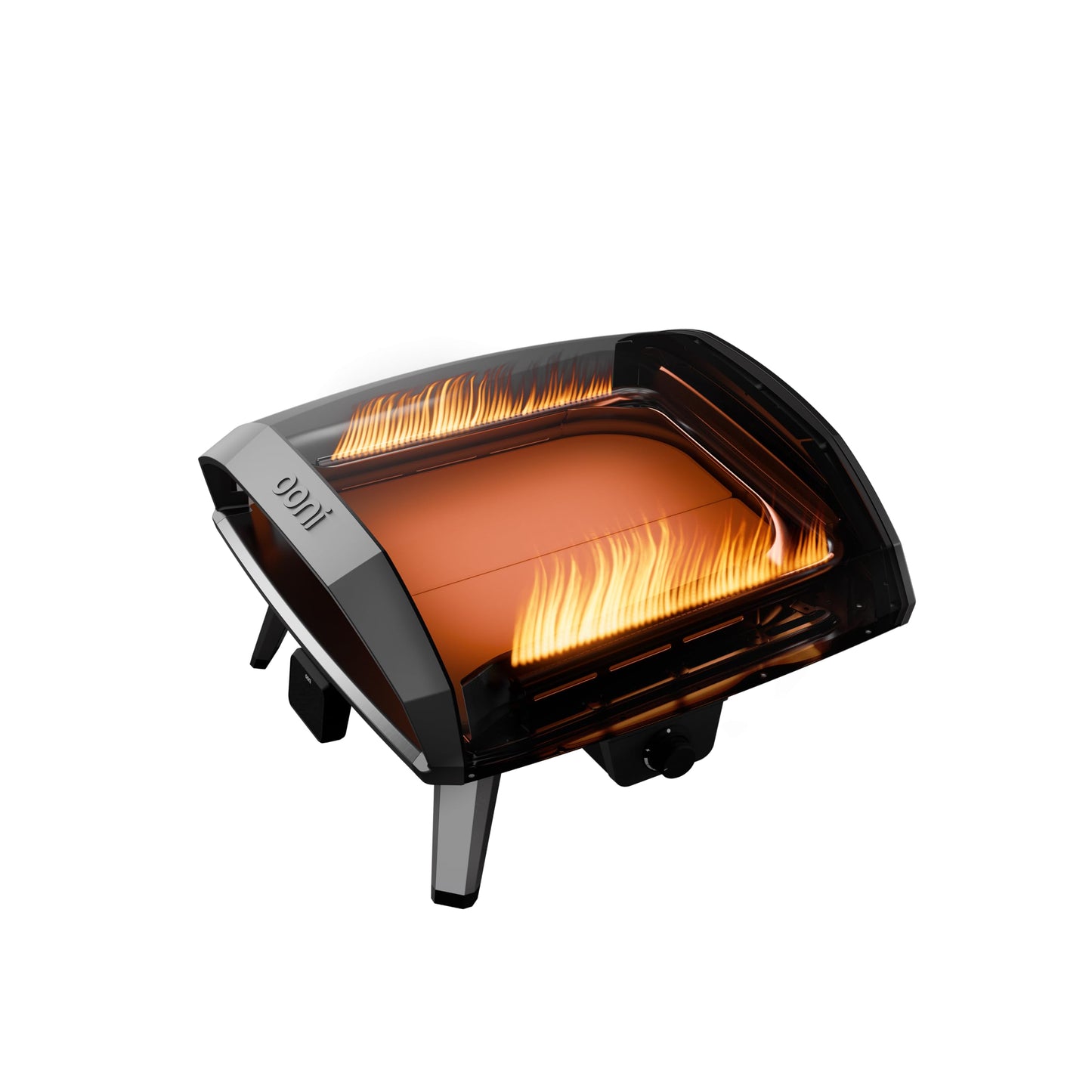 Ooni Koda 2 Pro Propane Gas Pizza Oven – 18" Gas Powered Outdoor Oven with 28 mBar Regulator and Gas Hose, Gas powered Portable Pizza Oven - Slate Blue