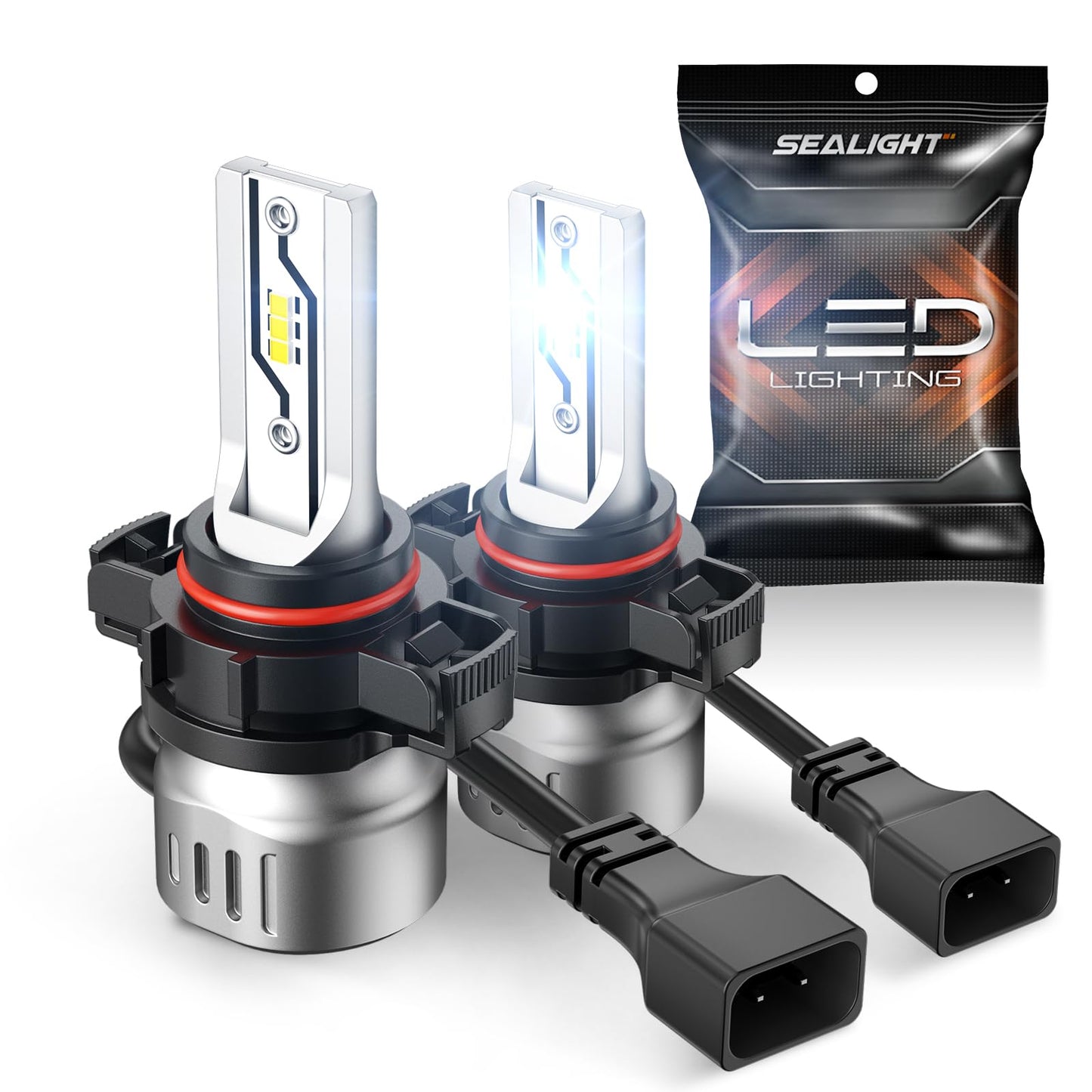 SEALIGHT 5202 LED Fog Light Bulbs, 10000LM Brightness, 6500K Cool White, Plug-and-Play, Pack of 2