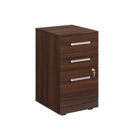 OfficeWorks by Sauder Affirm 3 Drawer Mobile File, Noble Elm Finish