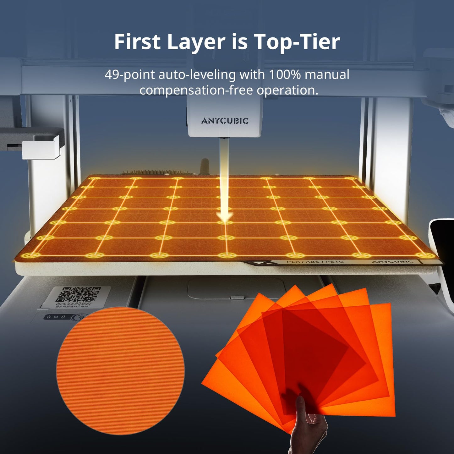 Anycubic Kobra X Combo 3D Printer with ACE 2 Pro, Native 7-Color Printing (Up to 19), 2X Faster & Less Waste, Auto-Leveling, Ideal for Beginner, Kids, Home Education, Family DIY Toys & Practical Tools