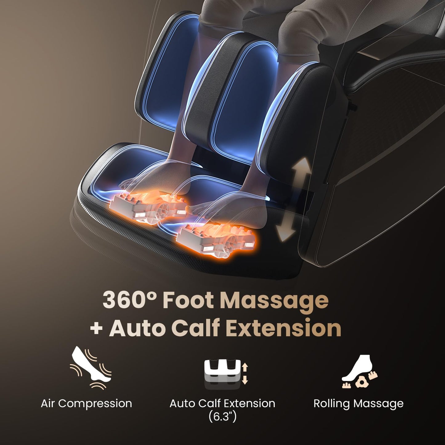 BOB AND BRAD iMaster Pro 4D Full Body Massage Chair Zero Gravity SL-Track