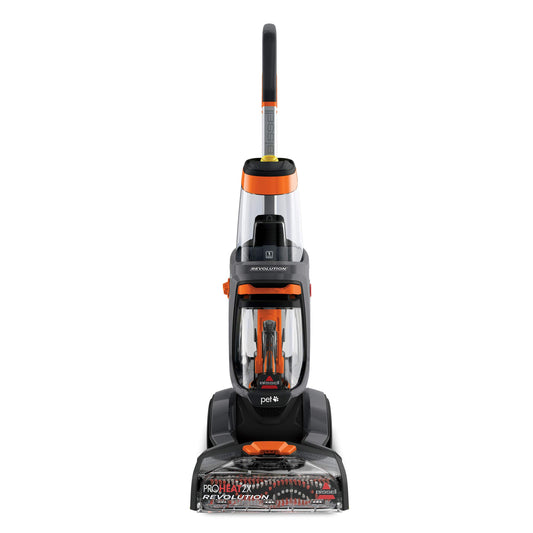 Bissell ProHeat 2X Revolution Pet Full Size Upright Carpet Cleaner, 1548F, Orange