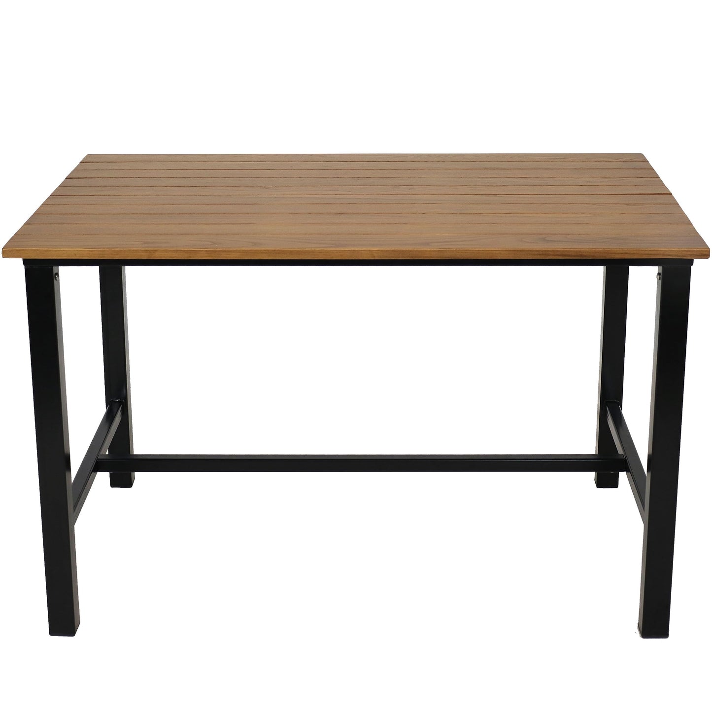 Sunnydaze 4-Person Solid Wood Rectangle Patio Dining Table - for Indoor or Outdoor Use - 47.25" W x 31.25" D