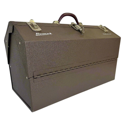 Homak Industrial 22-Inch Cantilever Steel Toolbox, Brown Winkle Powder Coat, BW00210220
