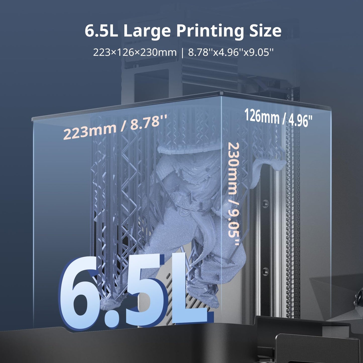 ANYCUBIC Photon P1 Resin 3D Printer, 14K High Precision with LighTurbo 4.0, Industrial Ball Screw Ultimate Stability for Prosumer, Auto-Leveling 3.0, Large Printing Size of 8.78”x4.96”x9.05”