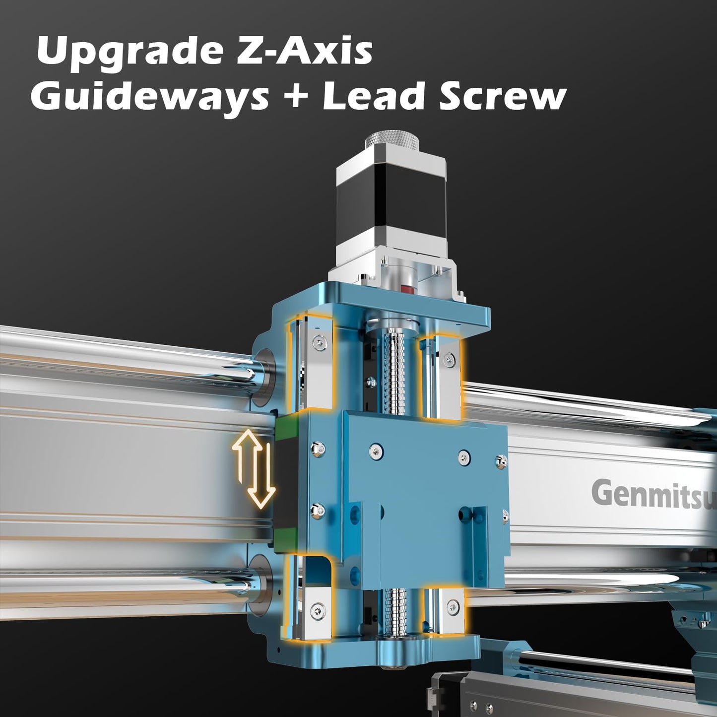 SainSmart Genmitsu 4040-PRO MAX CNC Router, 710W Trimmer & Linear Rail Driven, Work Area 410 x 405 x 77mm, for Wood Metal Acrylic Cutting Milling, GRBL Control