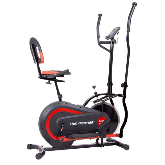 Body Power 3-in-1 Exercise Machine, Trio Trainer, Elliptical and Upright/Recumbent Bike