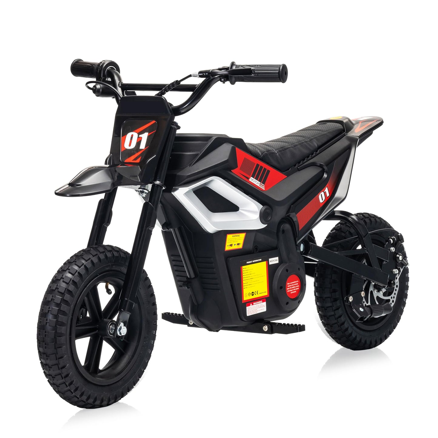 Electric Dirt Bike for Kids 10-12 Years, 350W Motor 14MPH Off-Road Motorcycle, 24V 7AH Battery 12" Fat Tire Suspension, 130lbs Max Load Mini Dirtbike for Teens Boys Girls