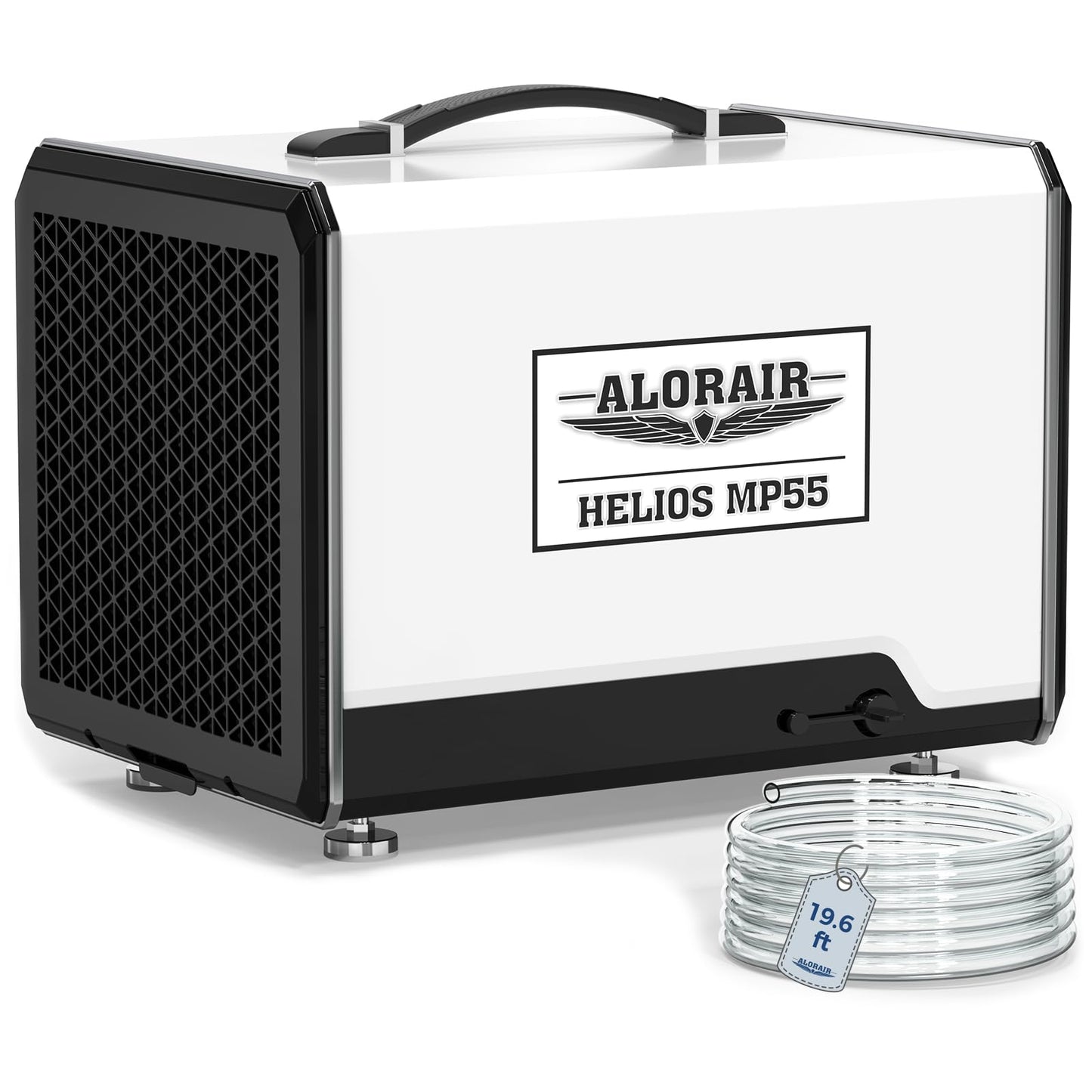 ALORAIR 120 PPD Commercial Dehumidifier with Pump, Crawl Space Dehumidifier for Up to 1,500 Sq. Ft., Portable Industrial Water Damage Unit for Basement, Home, Garage, Attic, 6-Year Limited Warranty