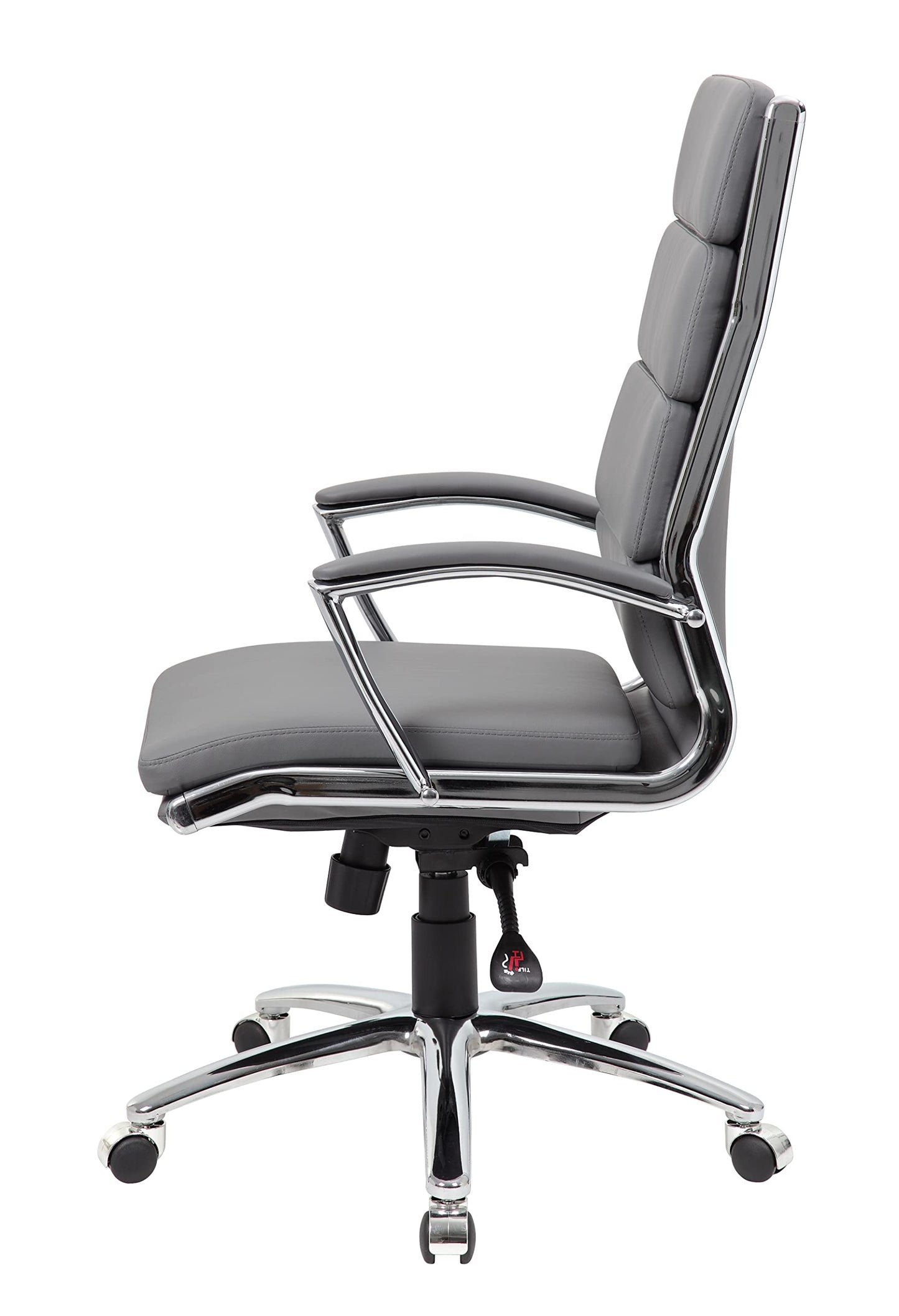 Boss Office Products CaressoftPlus Executive Chair, Grey