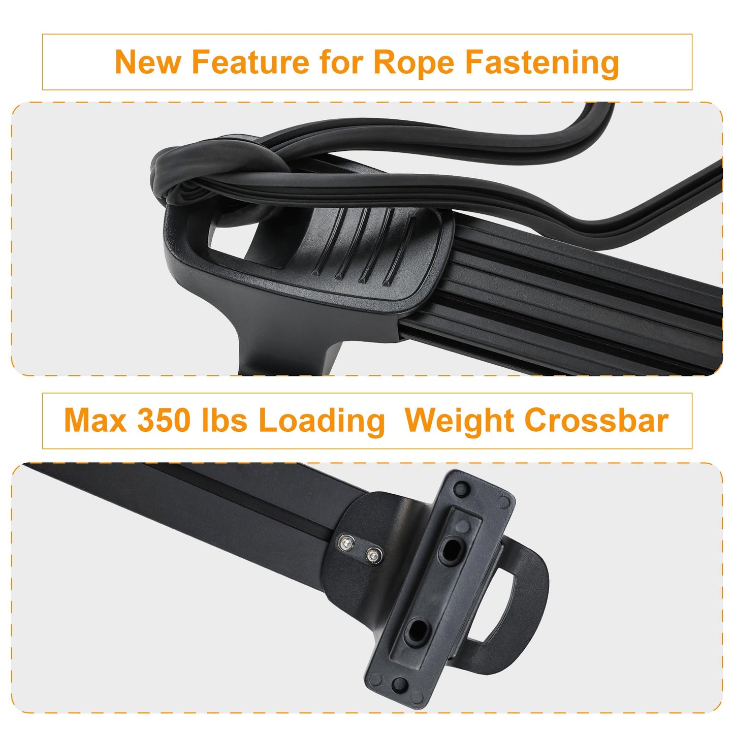Autekcomma Heavy Duty Roof Rack Crossbars Replacement for Toyota Land Cruiser 1958 Version 2024-2025,Anti-Corrosion Aircraft Aluminum Black Matte with Anti-Theft Locks MAX 350lb Loading Weight