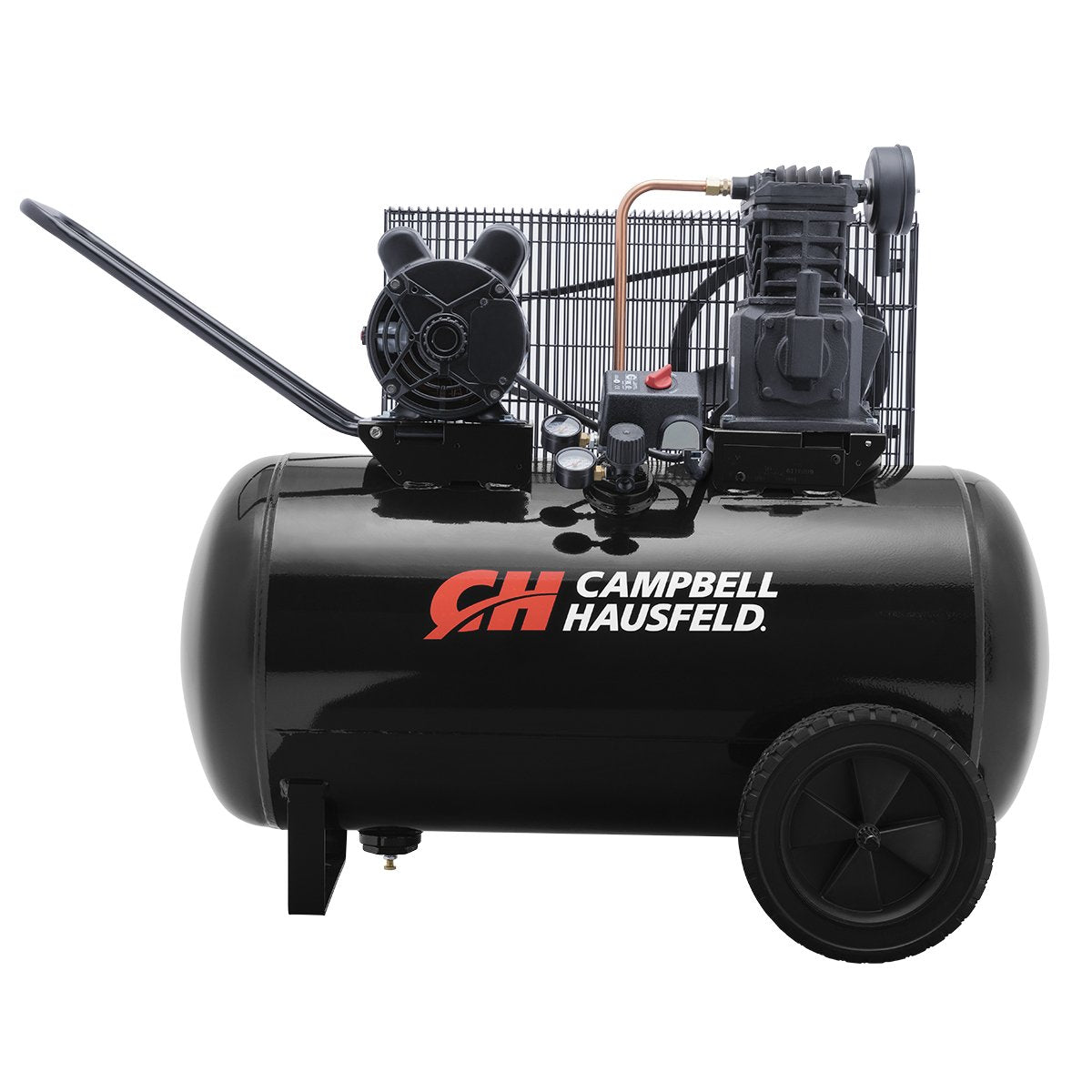 Campbell Hausfeld 30 Gallon Horizontal Air Compressor, 3.7 HP, 230V, 135 PSI