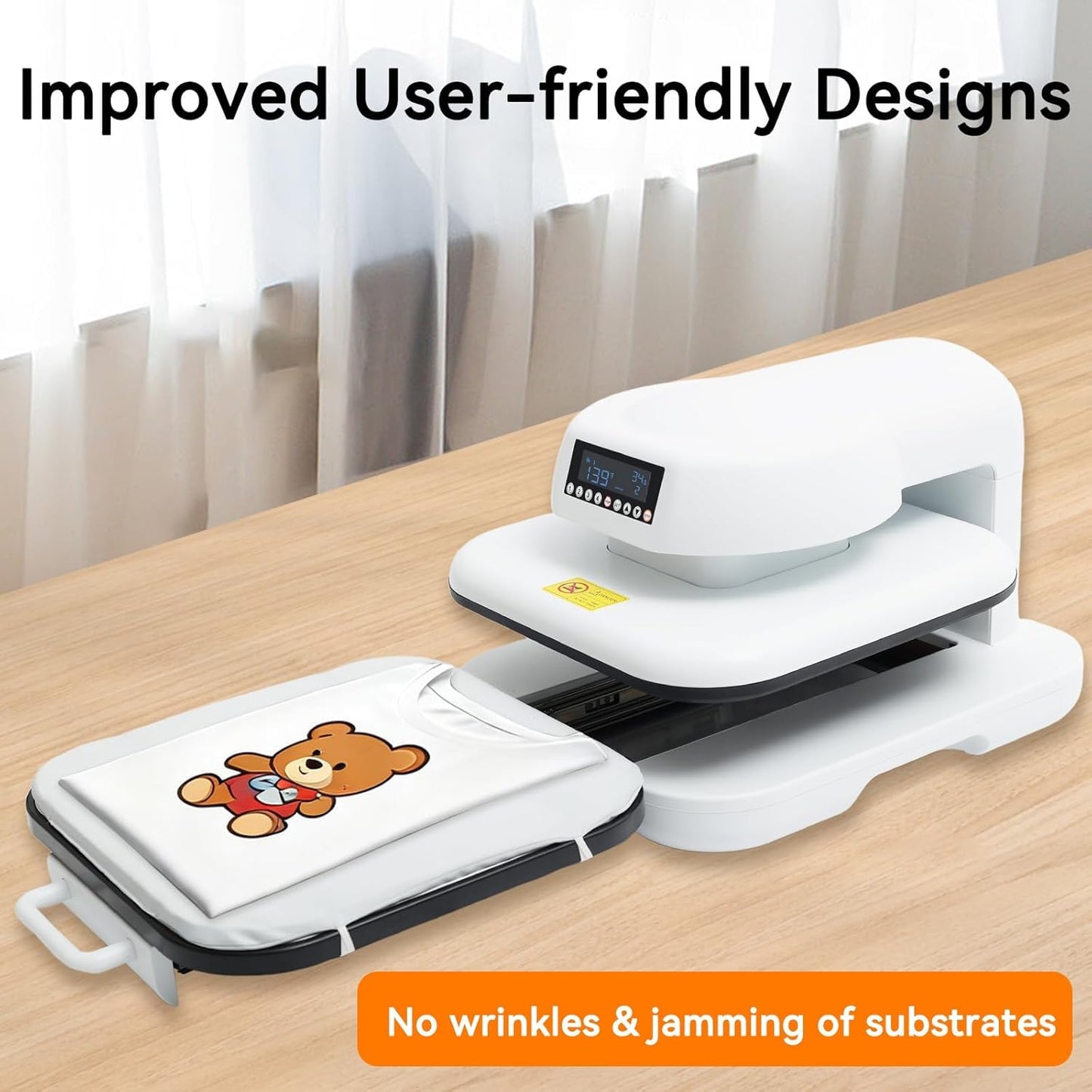Auto Heat Press 2 - Heat Press Machine for T Shirts with Adjustable Pressure & Higher Heating Height, Heats Up Fast & Evenly Heat Press 15x15 for HTV, Sublimation, Heat Transfer Projects