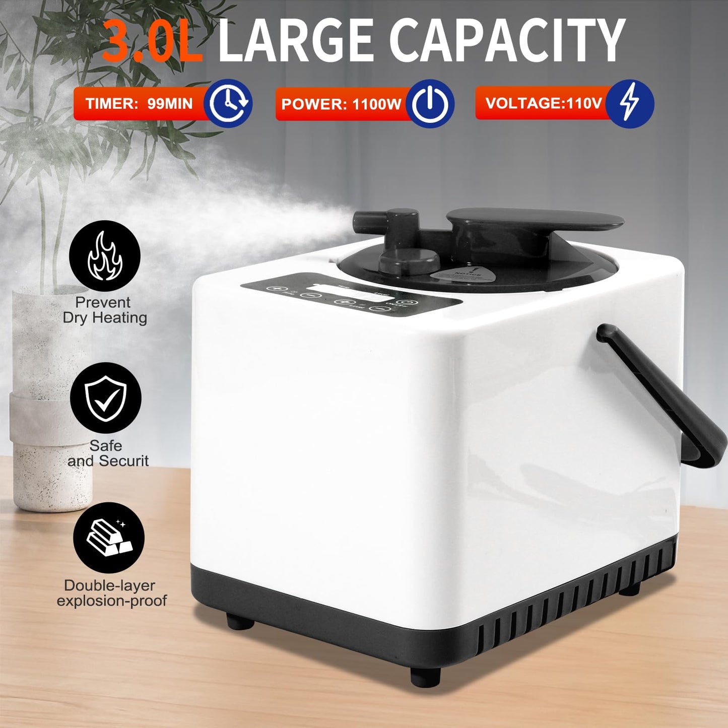 iDOTODO Infrared Red Light Therapy Sauna, Portable Steam and Infrared Sauna for Home, Full Body Sauna Tent for Relaxation, Large Infrared Sauna Box with 660nm Red Light, 3L&1100W Sauna Steamer
