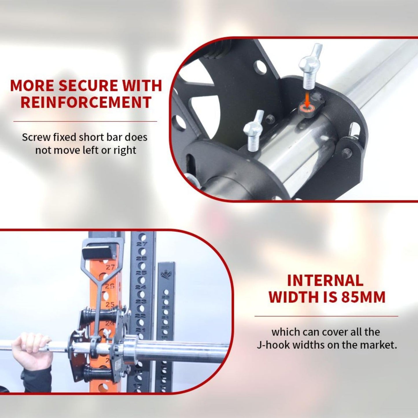 Pulley System Gym Power Rack Attachments Smith Machine Attachments Cable Pulley Attachments for Gym Home Cable Crossover Bench Press Deep Squat for 2" Olympic Barbell 2" Weight Plate (Set-B1)