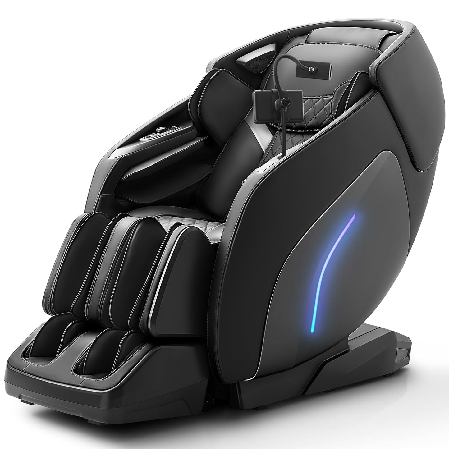 3D Massage Chair, Full Body Massage Chair, Zero Gravity Recliner w/Dynamic Leg Kneading System, 53.14" SL Track, Sleek Appearance, 12 Auto Modes, Wireless Charging, Bluetooth Speaker, TFT Screen
