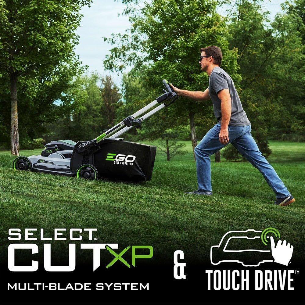 EGO Power+ Electric Lawn Mower, Self-Propelled Cordless with 22" Super Composite Deck, Tool Only, Battery and Charger Not Included - LM2240SP
