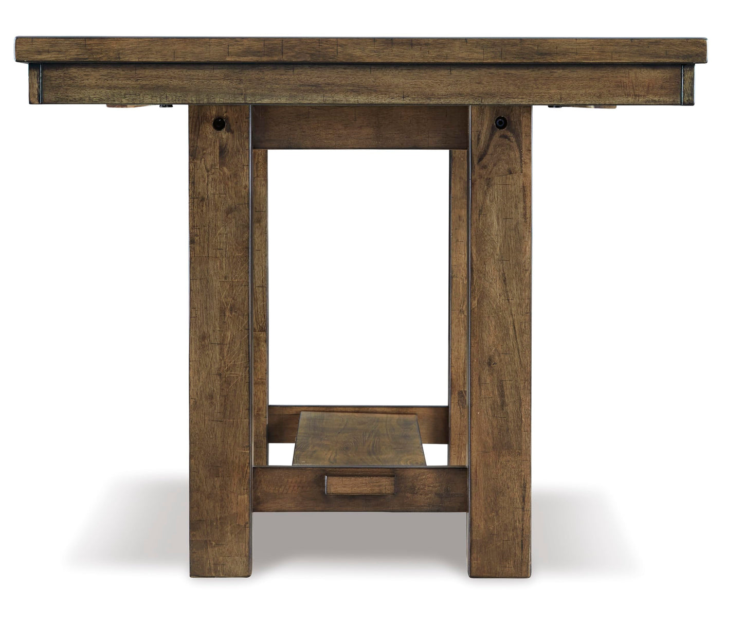 Signature Design by Ashley Moriville Rectangular Dining Extension Table, 2 Extension Leaves, Seats 8, 36" W x 86" D x 30.13" H, Wood & Acacia Veneer, Brown