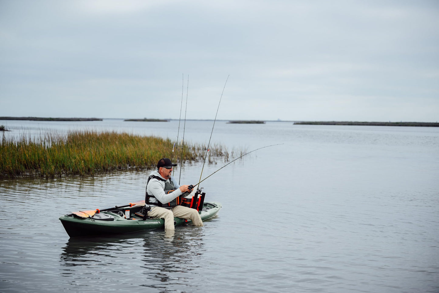 Wilderness Systems Tarpon 120 - Sit on Top Fishing Kayak - Premium Angler Kayak - Adjustable and Designed Seat - 12.3 ft - Forest Green