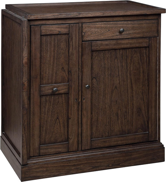 Howard Miller Breda Wine & Bar Console II, Wood Finish Select Hardwoods & Veneers Inset Paneled Doors | Four Casters, Modern Design Stylish Addition to Any Space Perfect for Entertaining