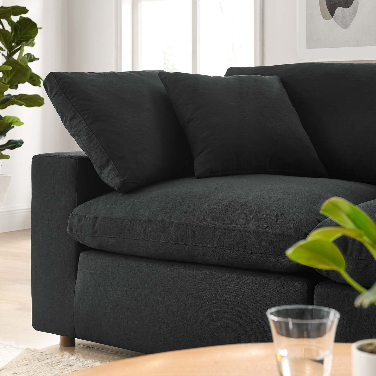 Modway Commix Down-Filled Overstuffed Upholstered Loveseat
