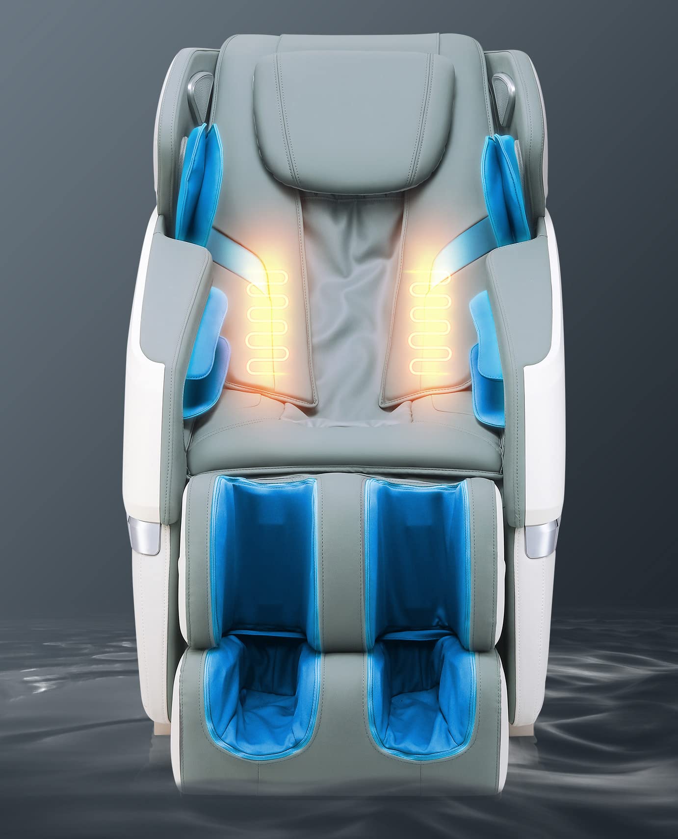 Massage Chair Full Body Recliner Zero Gravity Airbag Massage Chair with Foot Roller Bluetooth Speaker SL Track Home Office Relaxation Chairs Black Ergonomic Comfort Seating