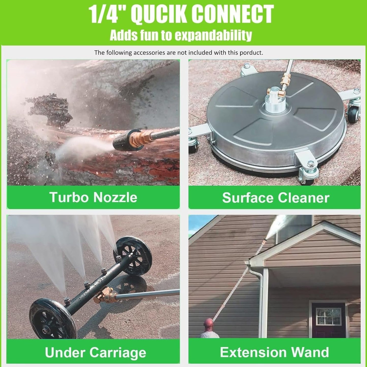 Imdot 4200PSI Pressure Washer, 4.0GPM Heavy Duty Power Washer with 5 Quick Connect Nozzles, 25ft Flexible Hose and 0.5Gal Soap Tank, 212cc 7.0 HP Engine, EPA/CARB/ETL Compliant, Black