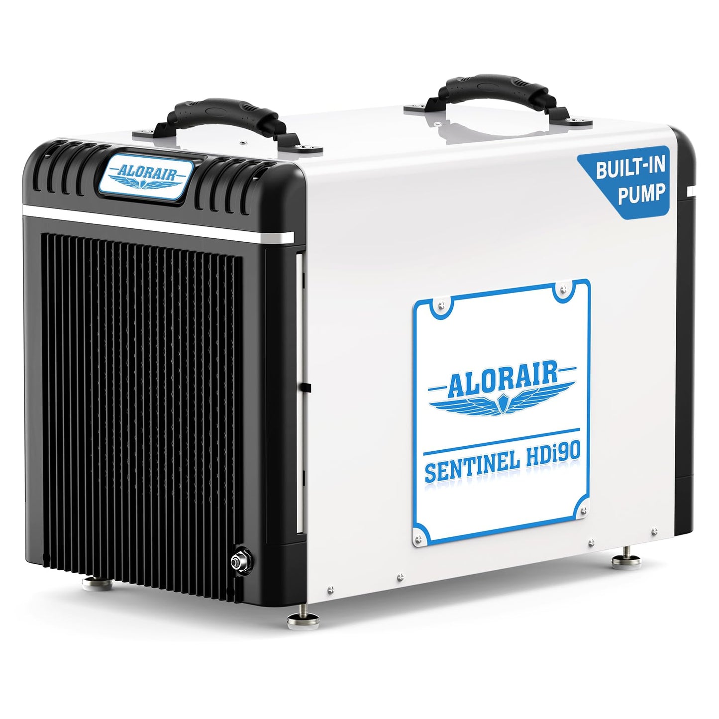 ALORAIR Basement/Crawlspace Dehumidifiers 198 PPD (Saturation), 90 Pints (AHAM), 6 Years Limited Warranty, Condensate Pump, Auto Defrosting, Rare Earth Alloy Tube Evaporator