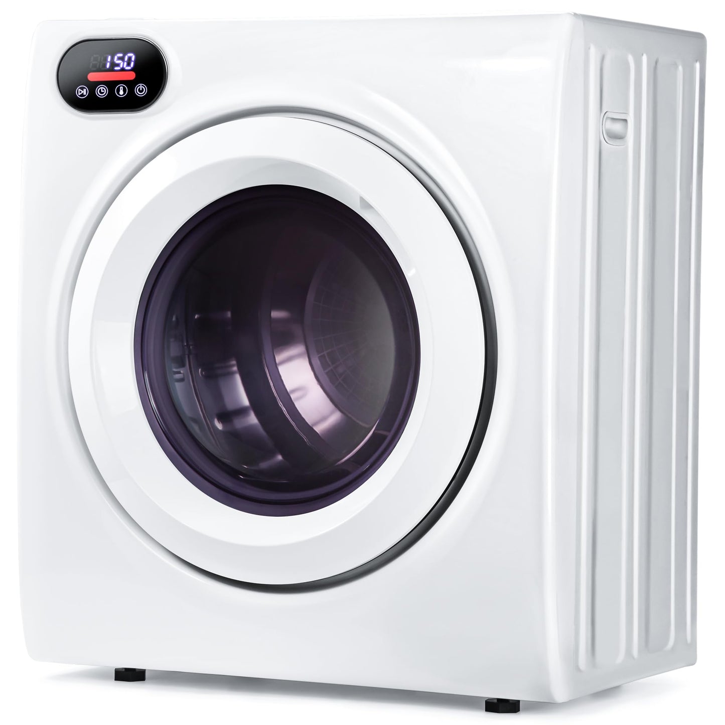 Euhomy 2.65 Cu.Ft Portable Dryer with Exhaust Hose, Clothes Dryer with Four Functions, 1400w Dryer Machine with Stainless Steel Drum, Suitable for Apartments, RVs, Gym